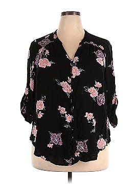 Torrid 3/4 Sleeve Blouse (view 1)