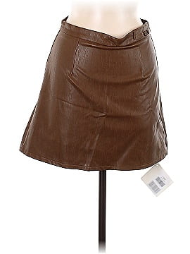 J.ING Faux Leather Skirt (view 1)