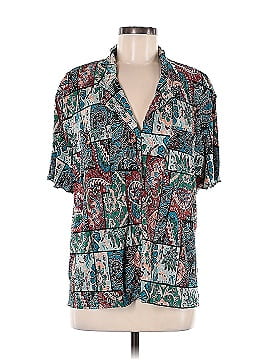 Earthbound Trading Co. Short Sleeve Blouse (view 1)