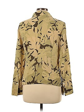 Due Per Due Long Sleeve Silk Top (view 2)