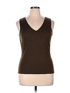 Lauren by Ralph Lauren Sleeveless Silk Top (view 1)