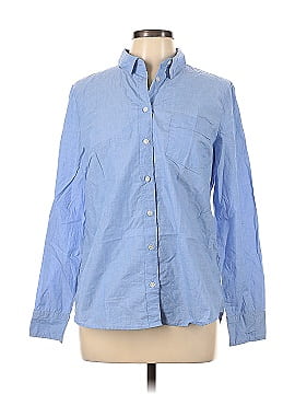 J.Crew Factory Store Long Sleeve Button-Down Shirt (view 1)