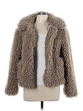 Zara Basic Faux Fur Jacket (view 1)