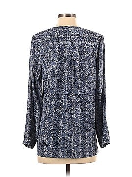 Hartly Long Sleeve Silk Top (view 2)