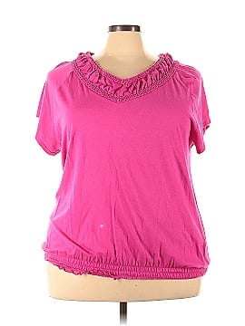 Lane Bryant Outlet Short Sleeve Top (view 1)