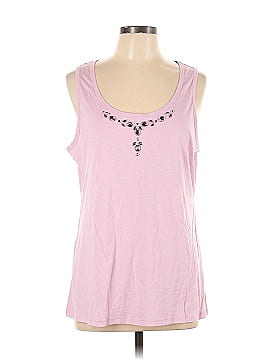 Ann Taylor Factory Sleeveless T-Shirt (view 1)