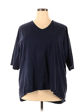 Ulla Popken Short Sleeve Blouse (view 1)