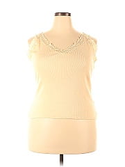 August Silk Sleeveless T Shirt