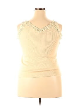 August Silk Sleeveless T-Shirt (view 2)