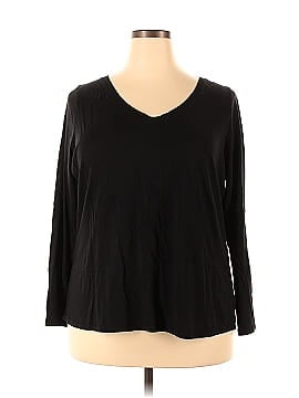 Lane Bryant 3/4 Sleeve T-Shirt (view 1)