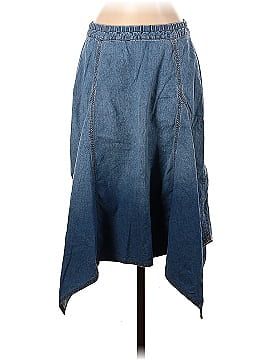 Soft Surroundings Denim Skirt (view 2)