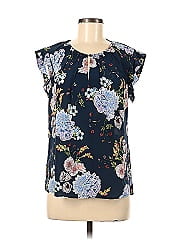 Daniel Rainn Short Sleeve Silk Top