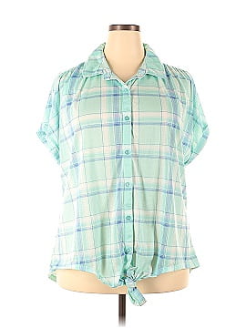 New York Laundry Short Sleeve Blouse (view 1)