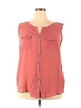 Assorted Brands Sleeveless Button-Down Shirt (view 1)