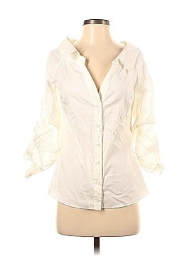 Zara 3/4 Sleeve Button-Down Shirt (view 1)