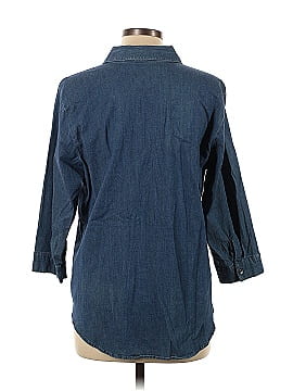 Belle By Kim Gravel 3/4 Sleeve Button-Down Shirt (view 2)