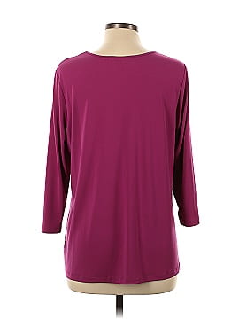 Susan Graver 3/4 Sleeve T-Shirt (view 2)