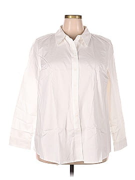 Lane Bryant 3/4 Sleeve Button-Down Shirt (view 1)