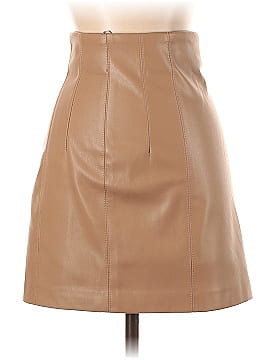 Zara Faux Leather Skirt (view 1)