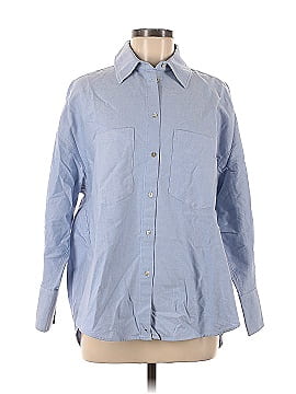 Zara Long Sleeve Button-Down Shirt (view 1)