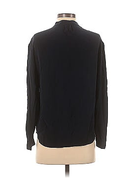 ALLSAINTS Long Sleeve Silk Top (view 2)