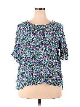 Cynthia Rowley TJX Short Sleeve Blouse (view 1)