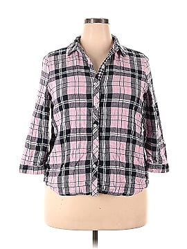 Croft & Barrow 3/4 Sleeve Button-Down Shirt (view 1)