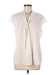 St. John Short Sleeve Silk Top