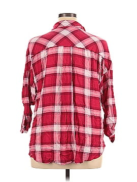 Torrid 3/4 Sleeve Button-Down Shirt (view 2)