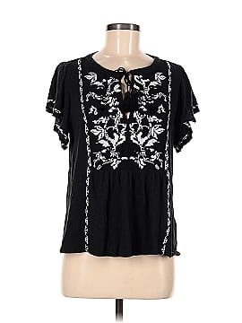 By Anthropologie Short Sleeve Blouse (view 1)