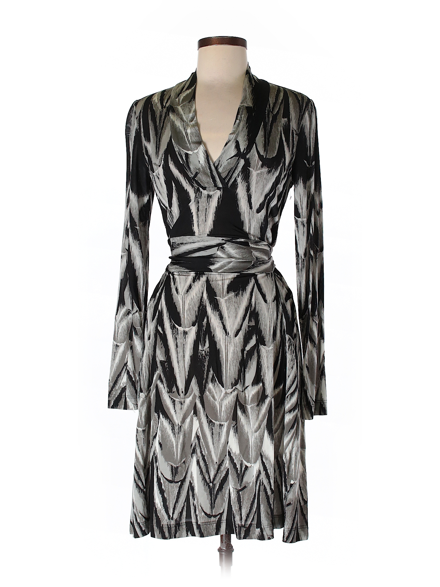 Escada Sport Print Gray Casual Dress Size 36 (EU) - 88% off | thredUP