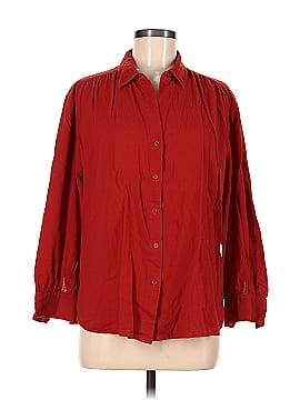 Banana Republic Factory Store 3/4 Sleeve Button-Down Shirt (view 1)