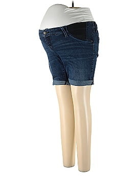 Isabel Maternity Denim Shorts (view 1)