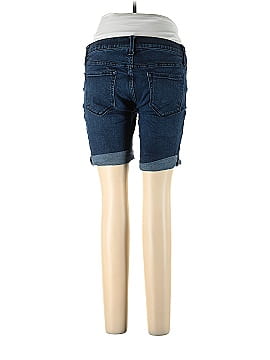 Isabel Maternity Denim Shorts (view 2)