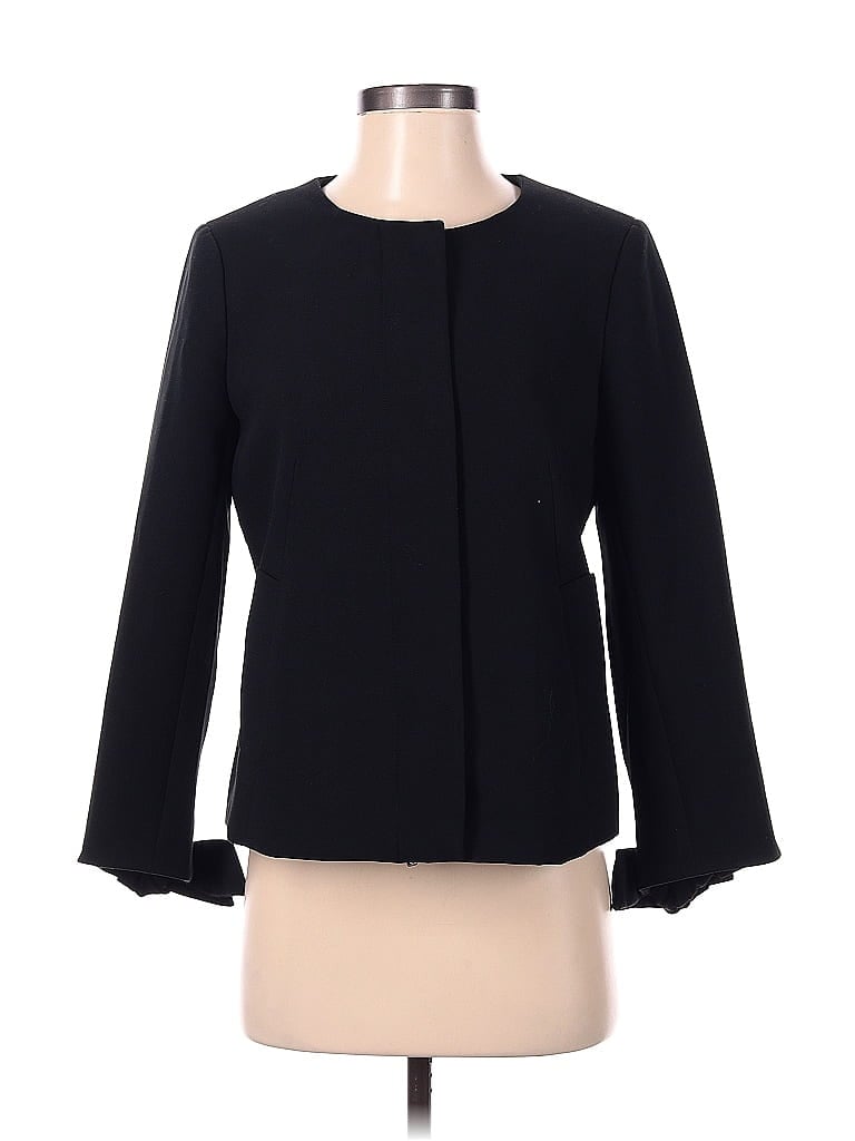 Pre-owned Banana Republic Long Sleeve Blouse In Black