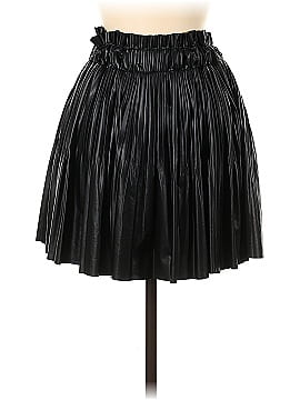 Zara Faux Leather Skirt (view 2)