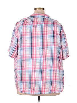 Alfred Dunner Short Sleeve Button-Down Shirt (view 2)