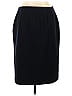 Talbots 100% Polyester Solid Black Formal Skirt Size 10 - photo 2