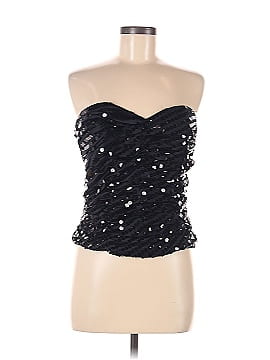 Bebe Sleeveless Silk Top (view 1)