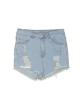 Shein Curve Denim Shorts (view 1)