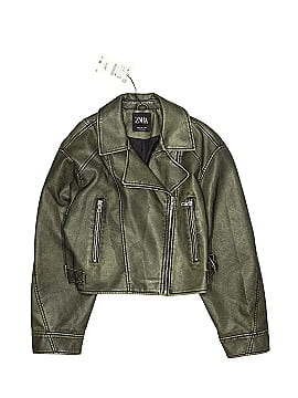 Zara Faux Leather Jacket (view 1)