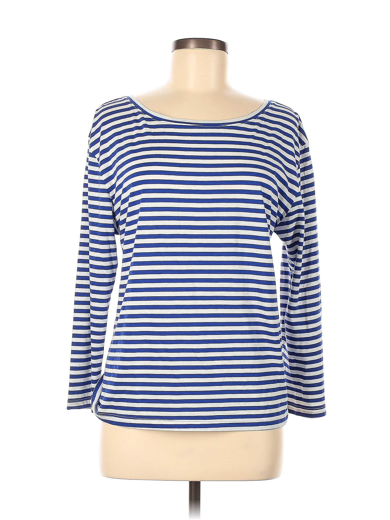 J.Crew 100% Cotton Blue 3/4 Sleeve T-Shirt Size L - 72% off | ThredUp