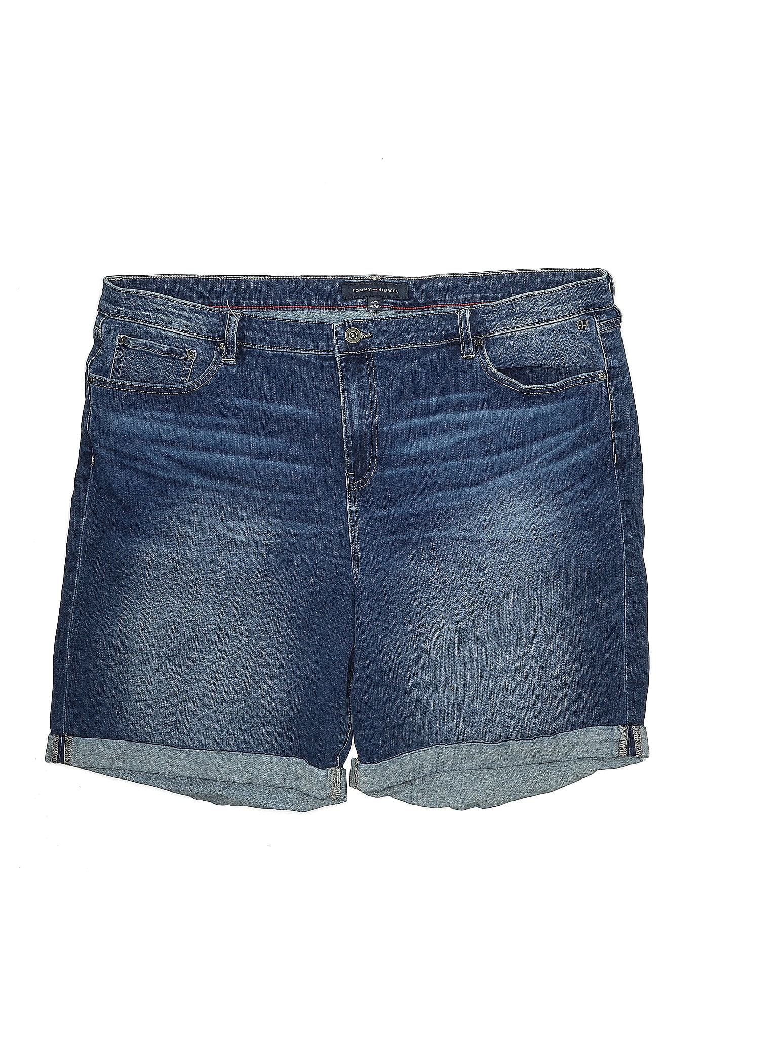 Tommy Hilfiger Ombre Blue Denim Shorts Size 22 (Plus) - 69% off | ThredUp