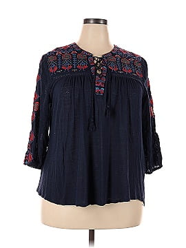 Lucky Brand 3/4 Sleeve Blouse (view 1)