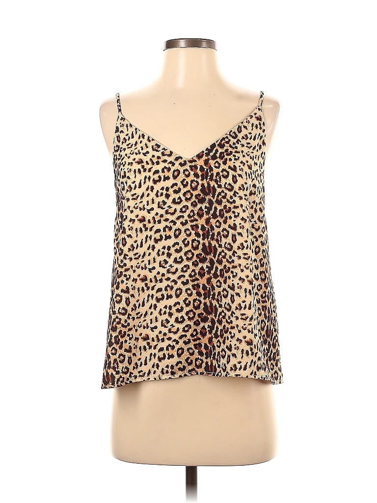 Pre-owned Astr Sleeveless Top Brown Sweetheart Neckline Tops
