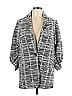 Max Studio Houndstooth Gray Coat Size L - photo 1