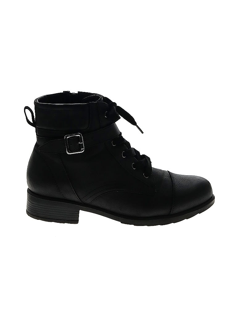 madden girl black ankle boots