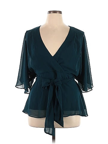 City Chic 3/4 Sleeve Blouse (view 1)