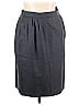 Barry Bricken Solid Gray Formal Skirt Size 14 - photo 1