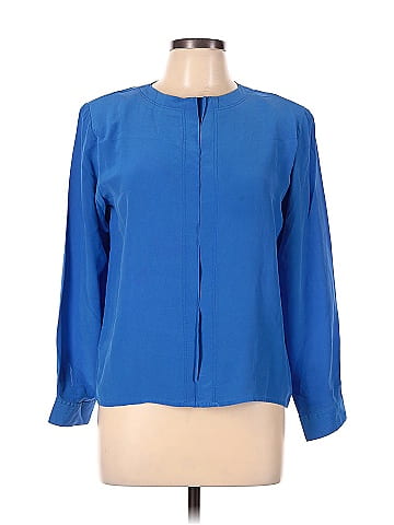 Jordan Long Sleeve Silk Top (view 1)